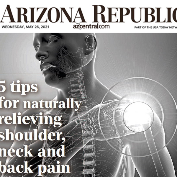 5 Tips for Naturally Relieving Shoulder Neck and Back Pain