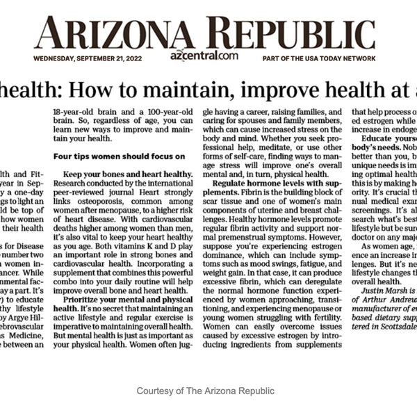 Women's Health: How to maintain, improve health at any age