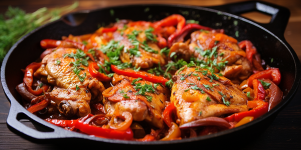 One Pan Chicken Cacciatore Low FODMAP
