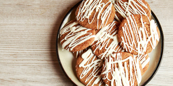 Cream Cheese Frosted Gingerbread Cookies