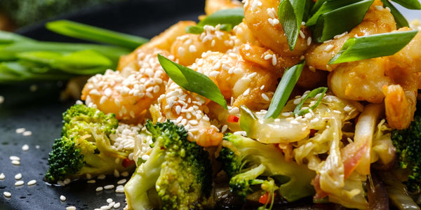 Keto Thai Spicy Shrimp Cabbage & Broccoli