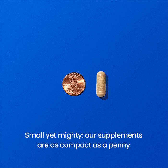 Neprinol pill size compared to penny