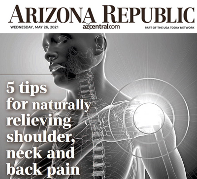 5 Tips for Naturally Relieving Shoulder Neck and Back Pain