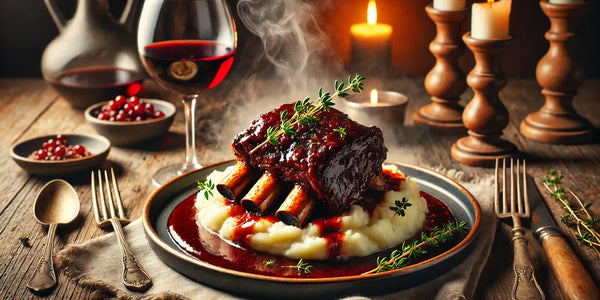 Slow-Cooked Short Ribs in Red Wine Sauce