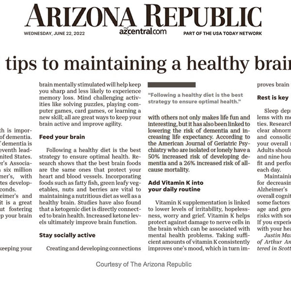 5 Tips to Maintaining a Healthy Brain