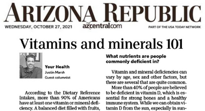Vitamins & Minerals 101