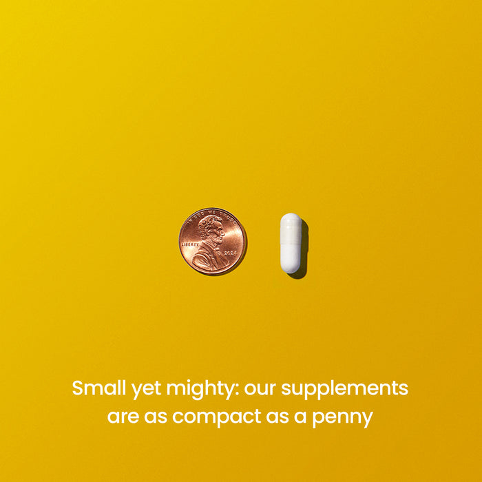Floraphage pill size compared to penny